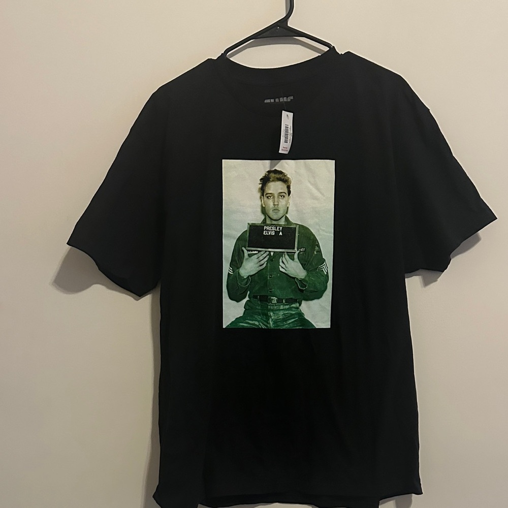 Elvis Black Tee XL NWT